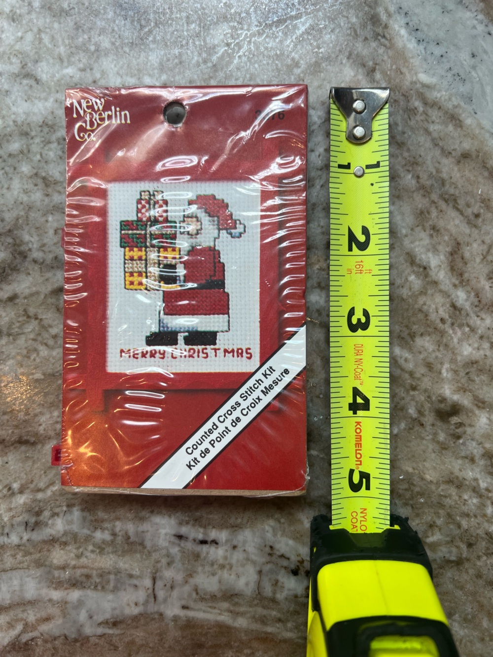 Red Holiday Cross Stitch Kit - Unbranded